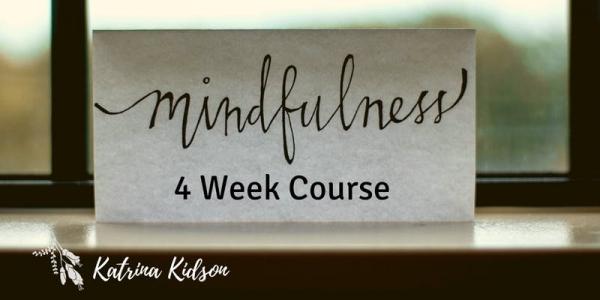 4 Week Mindfulness Course Nelson Poster